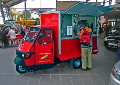 catering foodtruck im autohaus weinheim